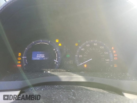 2011 Lexus HS 250h with VIN JTHBB1BA1B2043878, listed as a Copart auction lot 86713774 with 171,793 mi miles and Salvage Title. Bid and sale history available at DreamBid. Image 9.