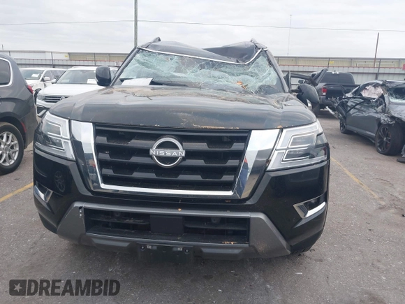 2023 Nissan Armada SV with VIN JN8AY2AC9P9183796, listed as a IAAI auction lot 41235807 with Not Provided miles. Bid and sale history available at carsss.com. Image 12.