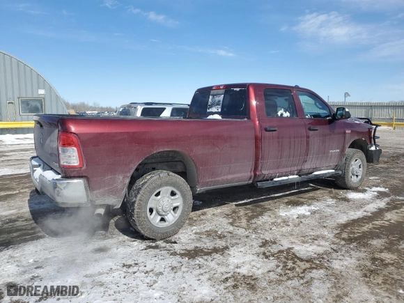 2022 Ram 2500 Tradesman with VIN 3C6UR5HJ8NG183014, listed as a Copart auction lot 45980135 with 67,573 mi miles and Salvage Title. Bid and sale history available at carsss.com. Image 3.