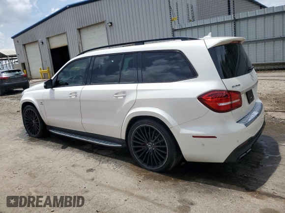 2018 Mercedes-Benz GLS with VIN 4JGDF7FE0JB109409, listed as a Copart auction lot 63610364 with 108,787 mi miles and Salvage Title. Bid and sale history available at carsss.com. Image 2.