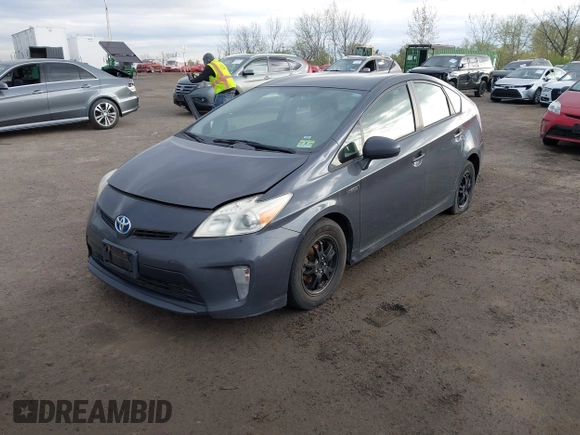 2013 Toyota Prius One with VIN JTDKN3DU9D5659549, listed as a IAAI auction lot 42088069 with 370,962 mi miles and . Bid and sale history available at DreamBid. Image 2.