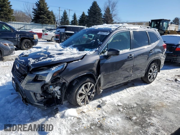 2024 Subaru Forester Limited with VIN JF2SKALC9RH425988, listed as a Copart auction lot 44633115 with 16,249 mi miles and Salvage Title. Bid and sale history available at carsss.com. Image 1.