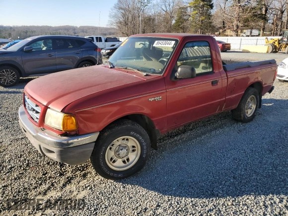 2001 Ford Ranger XL with VIN 1FTYR10C91TA26959, listed as a Copart auction lot 86453044 with 303,676 mi miles and Salvage title. Bid and sale history available at DreamBid. Image 1.