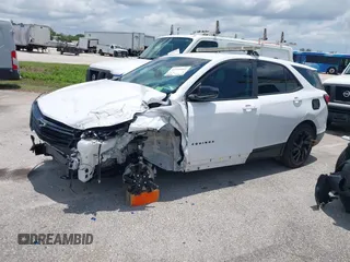 2023 Chevrolet Equinox LS with VIN 3GNAXHEG1PL225603, listed as a IAAI auction lot 42259161 with 24,686 mi miles and . Bid and sale history available at DreamBid. Image 2.