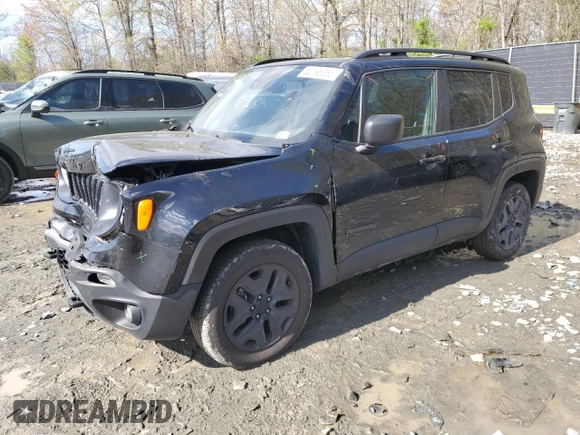 2021 Jeep Renegade Upland with VIN ZACNJDABXMPM26690, listed as a Copart auction lot 52198365 with 60,267 mi miles and Salvage title. Bid and sale history available at DreamBid. Image 1.