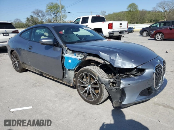 2021 BMW 4 Series 430i xDrive z VIN WBA73AP00MCG01365, wystawiony jako Copart lot #51910375 z przebiegiem 42 641 mil mil oraz Szkoda całkowita • Salvage title. Historia ofert i sprzedaży dostępna na DreamBid. Obrazek 4.