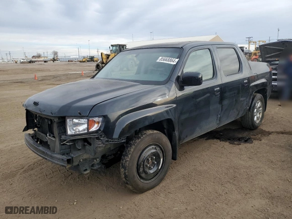 2008 Honda Ridgeline RTL with VIN 2HJYK16578H523637, listed as a Copart auction lot 85668864 with 211,527 mi miles and Salvage Title. Bid and sale history available at carsss.com. Image 1.