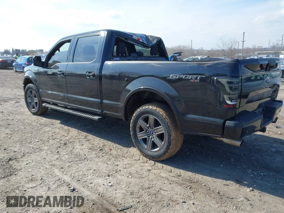 2020 Ford F-150 XL with VIN 1FTFW1E53LFC75561, listed as a IAAI auction lot 41652815 with 57,426 mi miles. Bid and sale history available at carsss.com. Image 3.