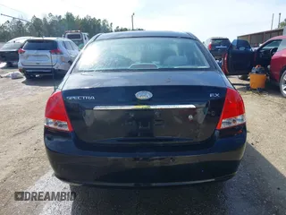 2008 Kia Spectra EX with VIN KNAFE121085549166, listed as a IAAI auction lot 41890354 with 214,401 mi miles. Bid and sale history available at carsss.com. Image 17.
