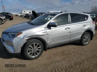 2016 Toyota RAV4 Hybrid Limited with VIN JTMDJREV5GD015782, listed as a Copart auction lot 50271355 with 144,564 mi miles and Salvage Title. Bid and sale history available at carsss.com. Image 1.