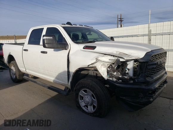 2024 Ram 2500 Tradesman with VIN 3C6UR5CJ0RG143314, listed as a Copart auction lot 49890185 with 15,834 mi miles and Salvage Title. Bid and sale history available at carsss.com. Image 4.