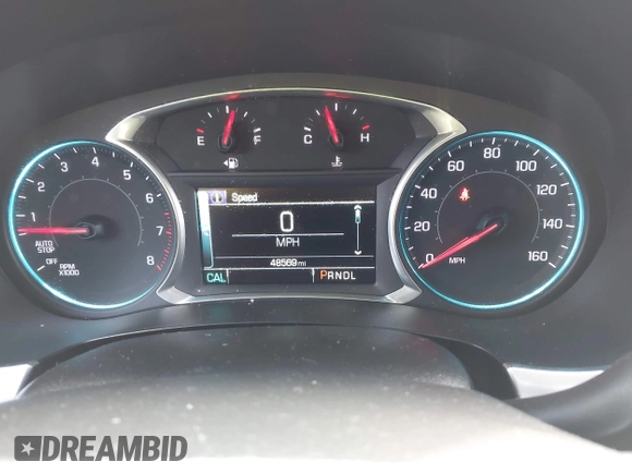 2018 Chevrolet Traverse LT Cloth with VIN 1GNEVGKW9JJ281915, listed as a IAAI auction lot 41943572 with 48,569 mi miles. Bid and sale history available at carsss.com. Image 7.
