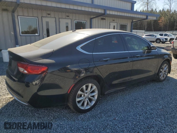 2015 Chrysler 200 C with VIN 1C3CCCCB3FN710772, listed as a Copart auction lot 49679005 with 209,051 mi miles and Salvage Title. Bid and sale history available at carsss.com. Image 3.