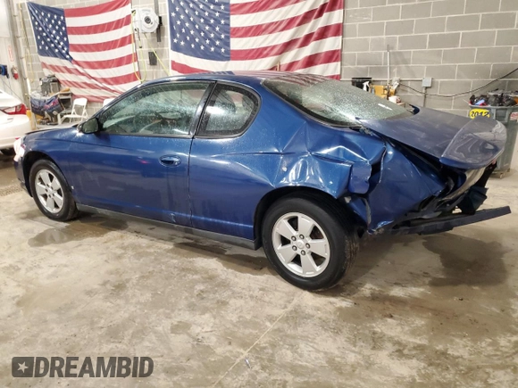 2006 Chevrolet Monte Carlo LT 3.5L with VIN 2G1WM15K769184360, listed as a Copart auction lot 50596105 with 259,503 mi miles and Salvage Title. Bid and sale history available at carsss.com. Image 2.