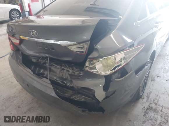 2013 Hyundai Sonata GLS with VIN 5NPEB4AC9DH608642, listed as a IAAI auction lot 42003556 with 105,448 mi miles and . Bid and sale history available at carsss.com. Image 6.