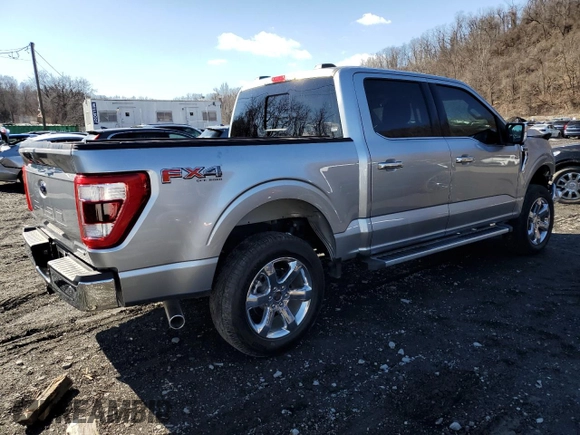 2023 Ford F-150 XL with VIN 1FTFW1E83PFC67461, listed as a Copart auction lot 47073955 with 10,498 mi miles and Salvage Title. Bid and sale history available at carsss.com. Image 3.