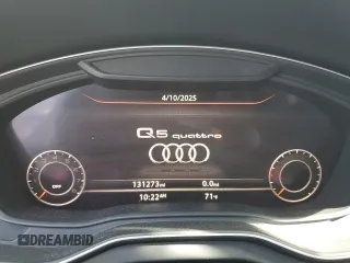 2018 Audi Q5 Premium Plus with VIN WA1BNAFY8J2011941, listed as a Copart auction lot 51845805 with 131,273 mi miles and Non Repairable. Bid and sale history available at DreamBid. Image 9.