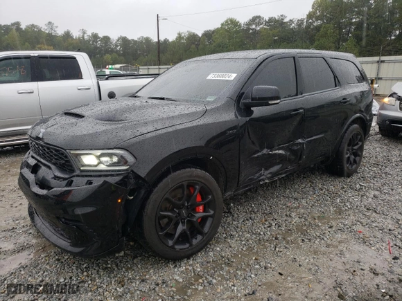 2022 Dodge Durango SRT 392 with VIN 1C4SDJGJ1NC211053, listed as a Copart auction lot 73368024 with 52,510 mi miles and Salvage Title. Bid and sale history available at carsss.com. Image 1.