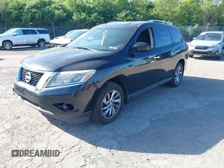 2014 Nissan Pathfinder SV with VIN 5N1AR2MM1EC682262, listed as a IAAI auction lot 42132205 with 235,107 mi miles. Bid and sale history available at carsss.com. Image 18.