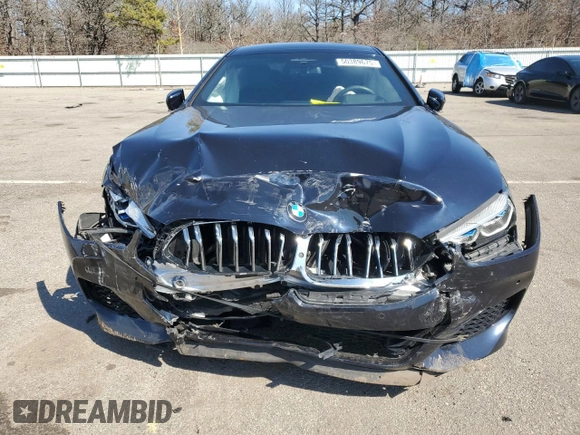 2020 BMW 8 Series M850i with VIN WBAGV8C02LCE34594, listed as a Copart auction lot 50389675 with 37,279 mi miles and Salvage title. Bid and sale history available at DreamBid. Image 5.