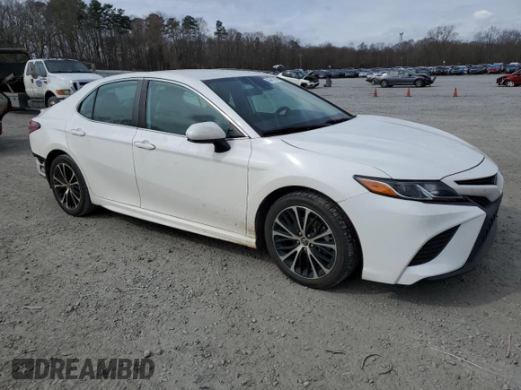 2019 Toyota Camry LE with VIN 4T1B11HK8KU724706, listed as a Copart auction lot 43441795 with 55,822 mi miles and Salvage Title. Bid and sale history available at carsss.com. Image 4.