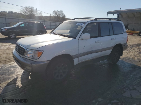 1999 Toyota Land Cruiser with VIN JT3HT05J8X0049750, listed as a Copart auction lot 77547144 with 168,435 mi miles and Salvage Title. Bid and sale history available at carsss.com. Image 1.