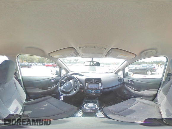 2015 Nissan LEAF SL with VIN 1N4AZ0CP3FC317142, listed as a Copart auction lot 79734984 with 77,437 mi miles and Salvage title. Bid and sale history available at DreamBid. Image 13.