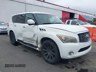2011 Infiniti QX56 7-passenger with VIN JN8AZ2NF6B9503120, listed as a IAAI auction lot 40366429 with 197,571 mi miles and . Bid and sale history available at DreamBid. Image 6.