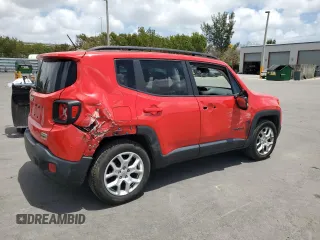 2017 Jeep Renegade Latitude with VIN ZACCJABB6HPF75773, listed as a Copart auction lot 54577855 with 50,425 mi miles and Salvage Title. Bid and sale history available at carsss.com. Image 3.