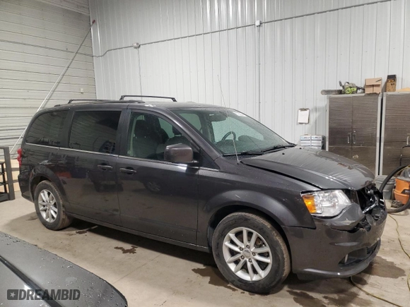 2019 Dodge Grand Caravan SXT with VIN 2C4RDGCG9KR546222, listed as a Copart auction lot 87063844 with 177,508 mi miles and Salvage Title. Bid and sale history available at carsss.com. Image 4.