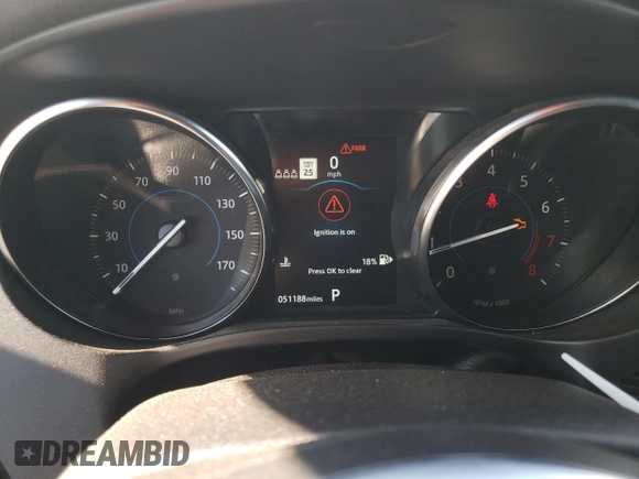 2020 Jaguar F-Pace S with VIN SADCM2FV5LA640658, listed as a Copart auction lot 78201744 with 51,188 mi miles and Salvage title. Bid and sale history available at DreamBid. Image 9.