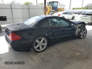2005 Mercedes-Benz SL 500 with VIN WDBSK75F95F100237, listed as a Copart auction lot 56433255 with Not Provided miles and Salvage Title. Bid and sale history available at DreamBid. Image 3.