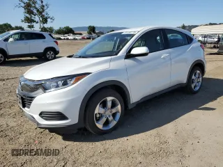 2022 Honda HR-V LX with VIN 3CZRU5H30NM739715, listed as a Copart auction lot 59158775 with 27,103 mi miles and Salvage title. Bid and sale history available at DreamBid. Image 1.