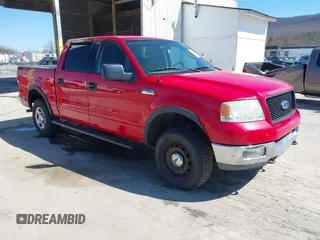 2004 Ford F-150 XLT with VIN 1FTRW14W04KC99493, listed as a IAAI auction lot 41858784 with 165,284 mi miles. Bid and sale history available at carsss.com. Image 1.