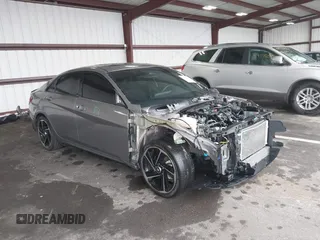 2023 Hyundai Elantra N Line z VIN KMHLR4AFXPU441422, wystawiony jako IAAI lot #41969891 z przebiegiem 42 160 mil mil oraz . Historia ofert i sprzedaży dostępna na DreamBid. Obrazek 1.