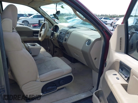 2005 Ford F-150 XLT with VIN 1FTPX02575KD61062, listed as a IAAI auction lot 41652446 with 1 mi miles. Bid and sale history available at carsss.com. Image 5.