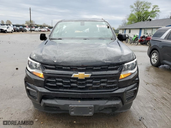 2021 Chevrolet Colorado 4WD Work Truck with VIN 1GCGTBEN0M1102002, listed as a Copart auction lot 49917105 with 57,478 mi miles and Salvage Title. Bid and sale history available at carsss.com. Image 5.