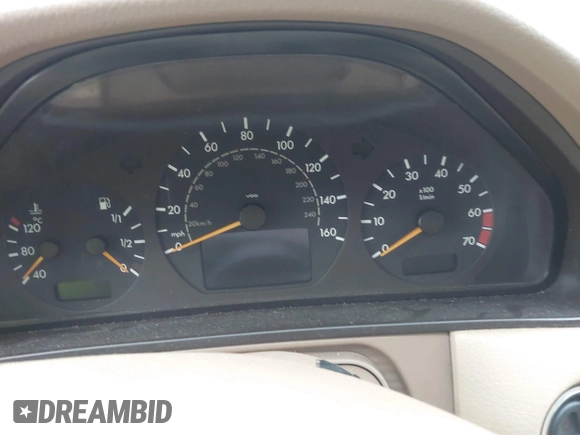 2000 Mercedes-Benz E 320 with VIN WDBJF65J9YB025467, listed as a IAAI auction lot 41975774 with Not Provided miles and . Bid and sale history available at DreamBid. Image 7.