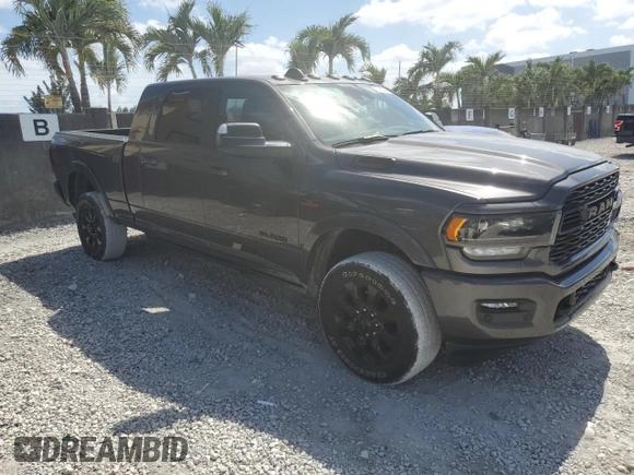 2022 Ram 2500 Limited with VIN 3C6UR5TLXNG314615, listed as a Copart auction lot 55110865 with 18,511 mi miles and Salvage title. Bid and sale history available at DreamBid. Image 4.