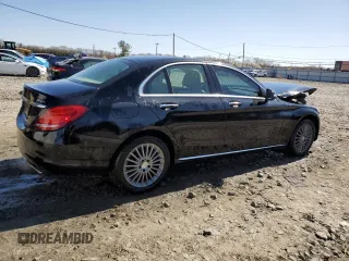 2015 Mercedes-Benz C-Class C 300 Luxury with VIN 55SWF4KB0FU033880, listed as a Copart auction lot 52429185 with 124,102 mi miles and Salvage Title. Bid and sale history available at carsss.com. Image 3.