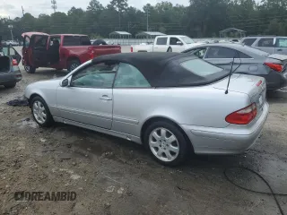 2003 Mercedes-Benz CLK-Class 3.2L with VIN WDBLK65G23T134316, listed as a Copart auction lot 71629614 with 141,239 mi miles and Salvage Title. Bid and sale history available at carsss.com. Image 2.