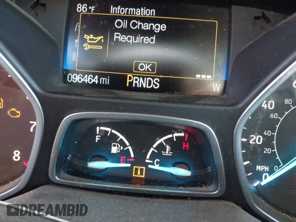 2018 Ford Escape S with VIN 1FMCU0F77JUB27839, listed as a IAAI auction lot 42507739 with 96,464 mi miles and . Bid and sale history available at DreamBid. Image 15.