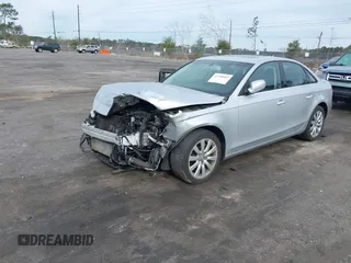 2012 Audi A4 2.0T Premium with VIN WAUBFAFLXCN007072, listed as a IAAI auction lot 41709607 with 76,562 mi miles. Bid and sale history available at carsss.com. Image 2.