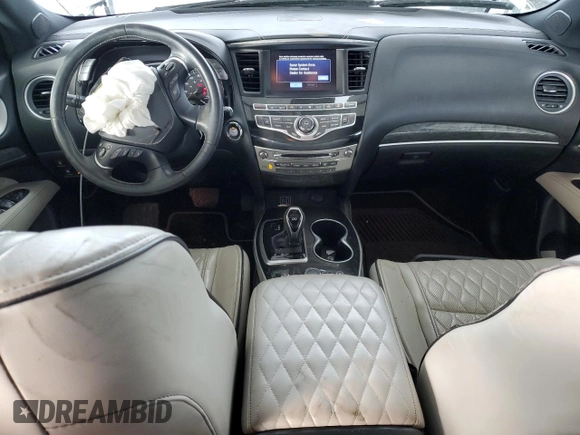 2019 Infiniti QX60 Luxe with VIN 5N1DL0MNXKC558675, listed as a Copart auction lot 44579435 with 45,657 mi miles and Salvage title. Bid and sale history available at DreamBid. Image 8.