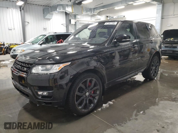 2017 Land Rover Range Rover Sport z VIN SALWR2FE0HA124721, wystawiony jako Copart lot #47167755 z przebiegiem 293 066 mil mil oraz Czysty tytuł • Clean title. Historia ofert i sprzedaży dostępna na DreamBid. Obrazek 1.