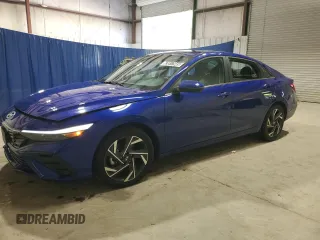 2024 Hyundai Elantra Limited с VIN KMHLP4DG1RU836344, выставлен на аукционе Copart как лот 63817945 с пробегом 20 209 миль миль и Чистый • Clean title. История ставок и продаж доступна на DreamBid. Изображение 1.