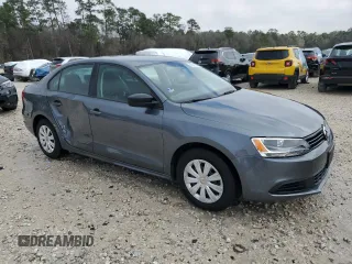 2014 Volkswagen Jetta Sedan S with VIN 3VW2K7AJ9EM405178, listed as a Copart auction lot 46614155 with 87,894 mi miles and Clean Title. Bid and sale history available at carsss.com. Image 4.