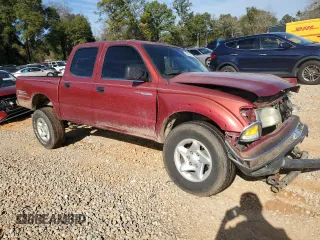 2004 Toyota Tacoma PreRunner with VIN 5TEGM92N34Z353676, listed as a Copart auction lot 89362425 with 161,444 mi miles and Salvage title. Bid and sale history available at DreamBid. Image 4.