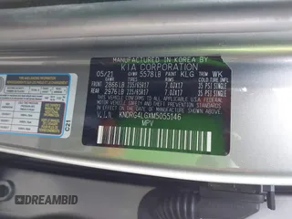2021 Kia Sorento S with VIN KNDRG4LGXM5055146, listed as a IAAI auction lot 42009580 with 46,066 mi miles and . Bid and sale history available at DreamBid. Image 9.