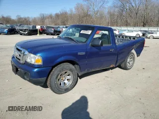 2008 Ford Ranger XL with VIN 1FTYR10U38PA87106, listed as a Copart auction lot 48808935 with 125,980 mi miles and Salvage Title. Bid and sale history available at carsss.com. Image 1.